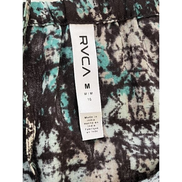 RVCA Womens Teal Rayon Thrilled Strappy Cutout Sleeveless Dress Size M - Picture 4 of 16